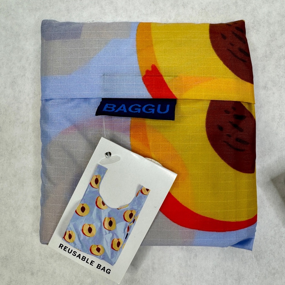 BAGGU Standard Reusable Bag - ORIGINAL Peach - Picture 6 of 7